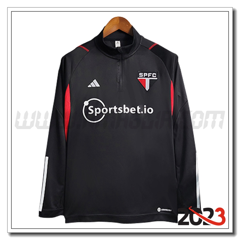 Felpa Allenamento Sao Paulo FC Nero 2023 2024 -02
