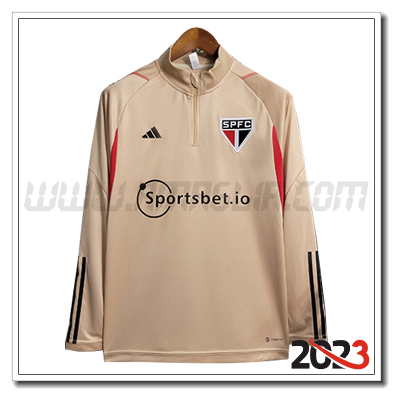 Felpa Allenamento Sao Paulo FC Marrone 2023 2024