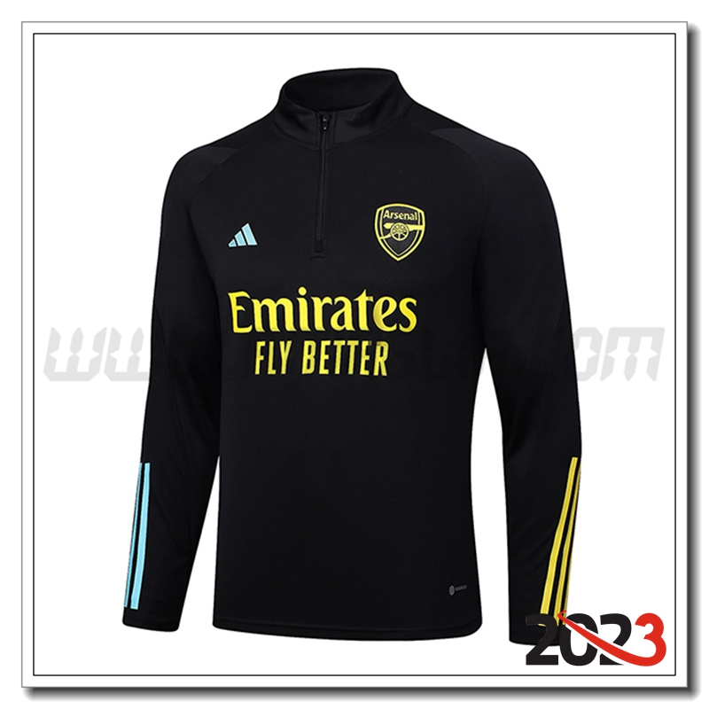 Felpa Allenamento Arsenal Nero 2023 2024