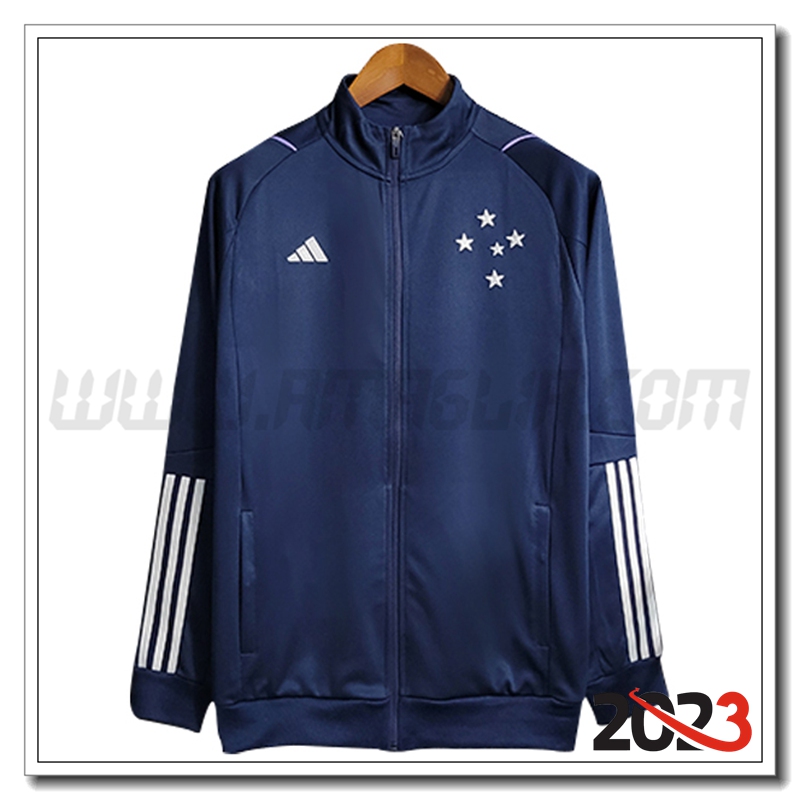 Giacca Calcio Cruzeiro EC Blu Marina 2023 2024 -02
