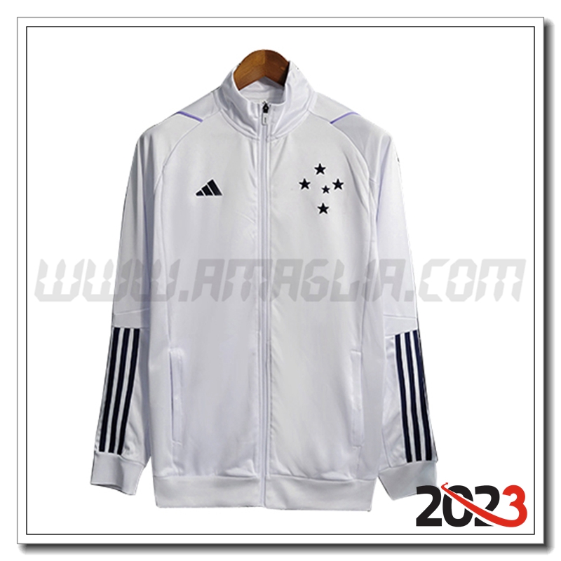 Giacca Calcio Cruzeiro Bianco 2023 2024