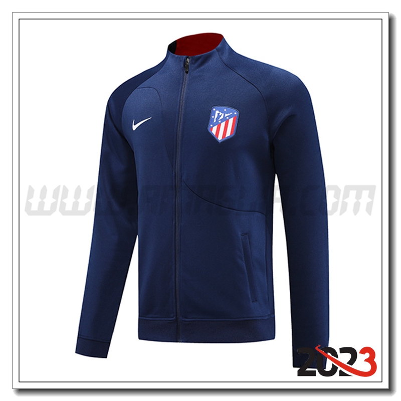 Giacca Calcio Atletico Madrid Blu Marina 2023 2024