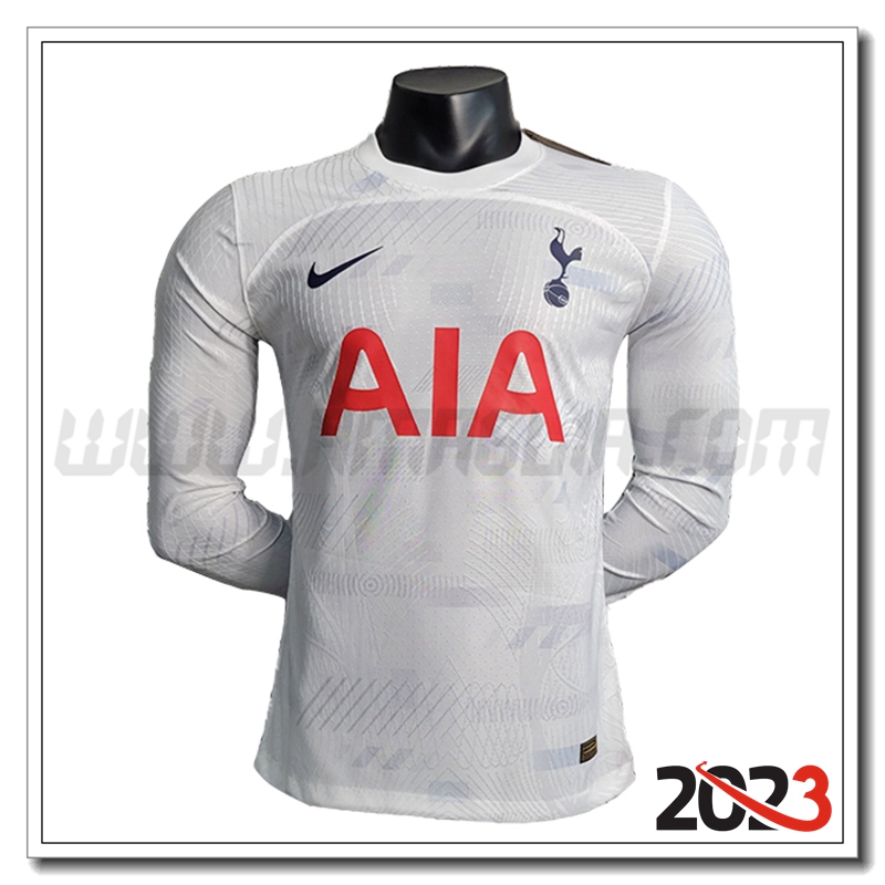 Prima Maglia Calcio Tottenham Hotspurs Manica lunga 2023 2024
