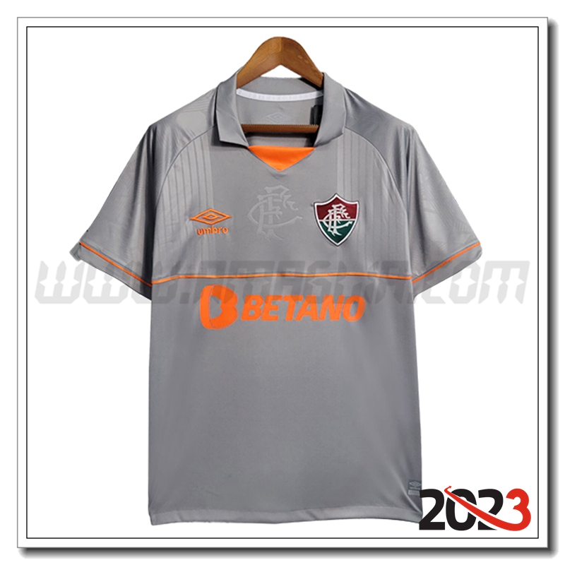 Maglia Calcio Portiere Fluminense 2023 2024 Grigio