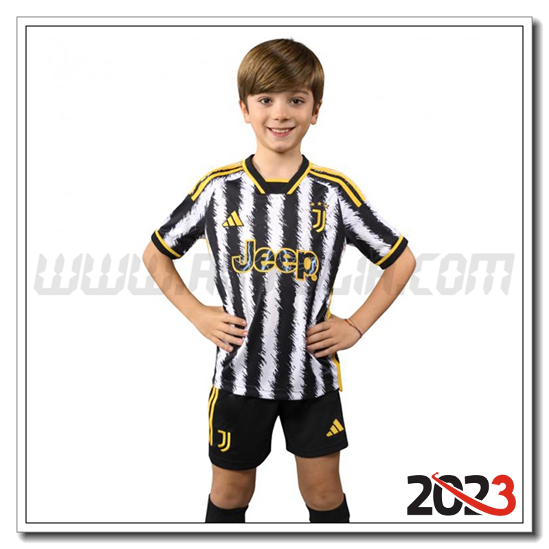 Kit Maglia Juventus Bambino Prima 2023 2024