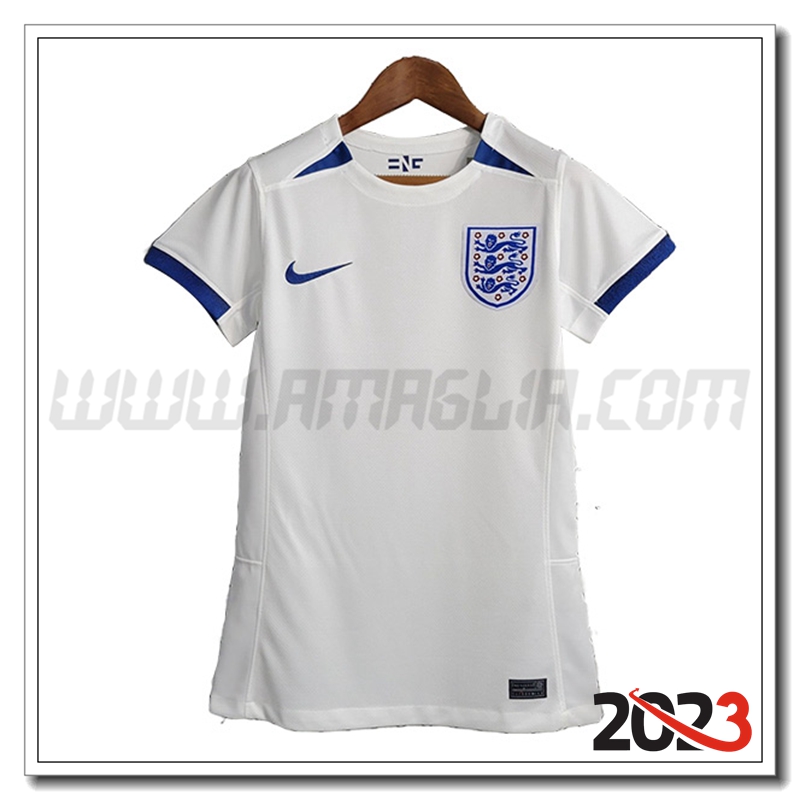 Prima Maglia Calcio Inghilterra Donna Mondiali 2022