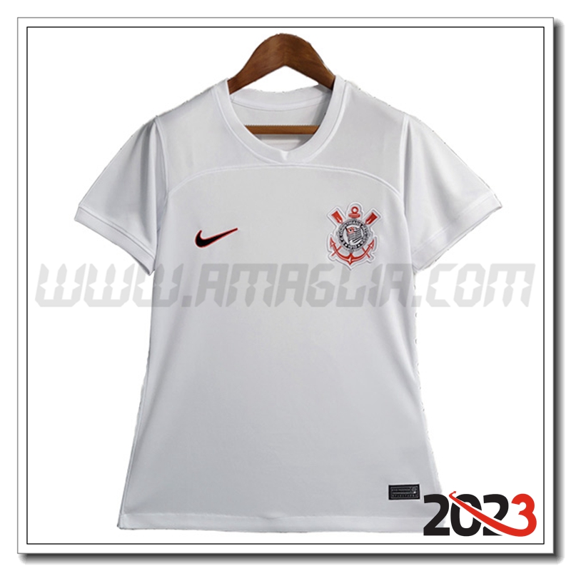 Prima Maglia Calcio Corinthians Donna 2023 2024
