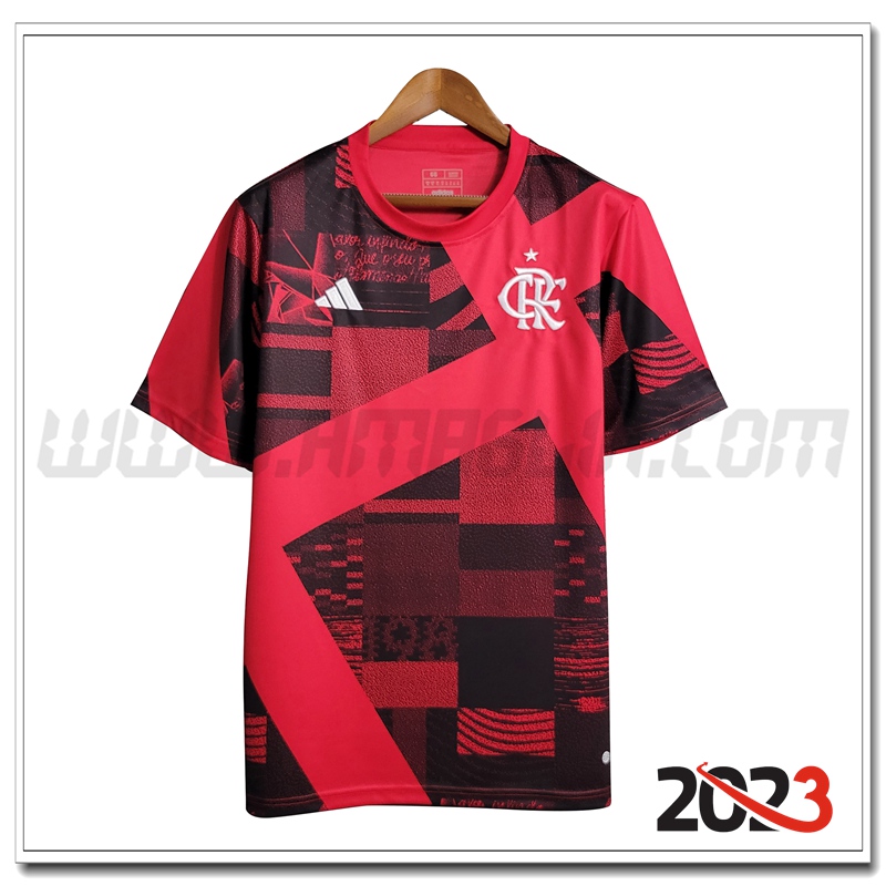 Maglia Allenamento Flamengo Rosso 2023 2024 -02