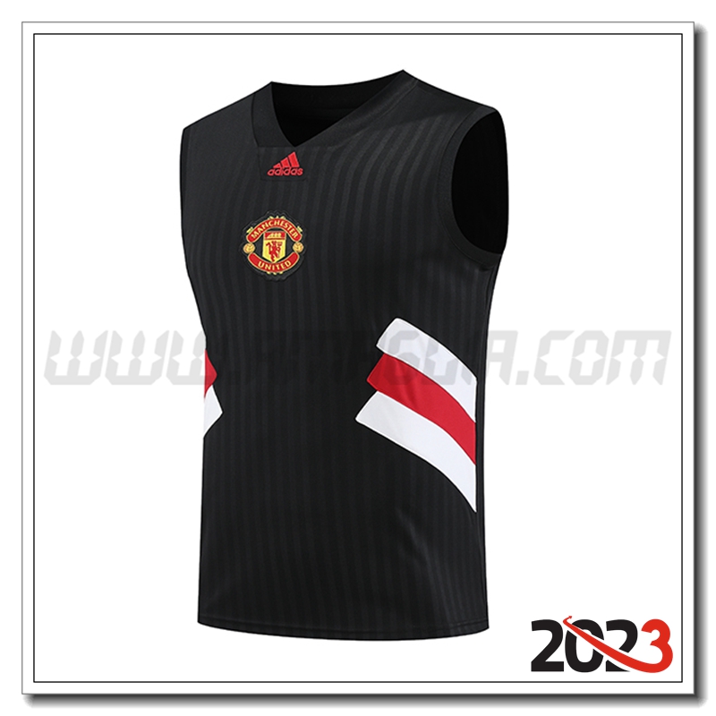 Canotta Allenamento Manchester United Nero 2023 2024 -02