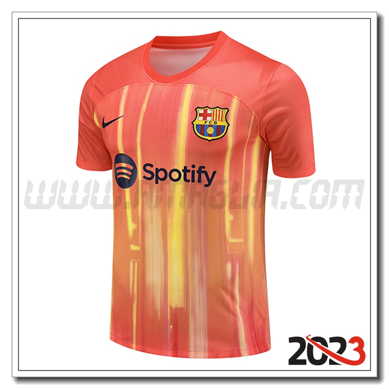 Maglia Allenamento FC Barcellona Arancia 2023 2024