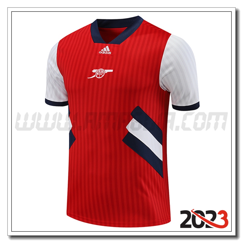 Maglia Allenamento Arsenal Rosso 2023 2024 -02