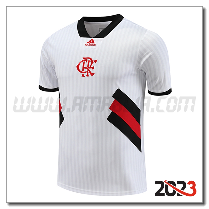 Maglia Allenamento Flamengo Bianco 2023 2024 -02