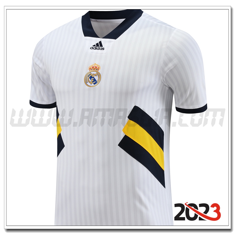 Maglia Allenamento Real Madrid Bianco 2023 2024 -03