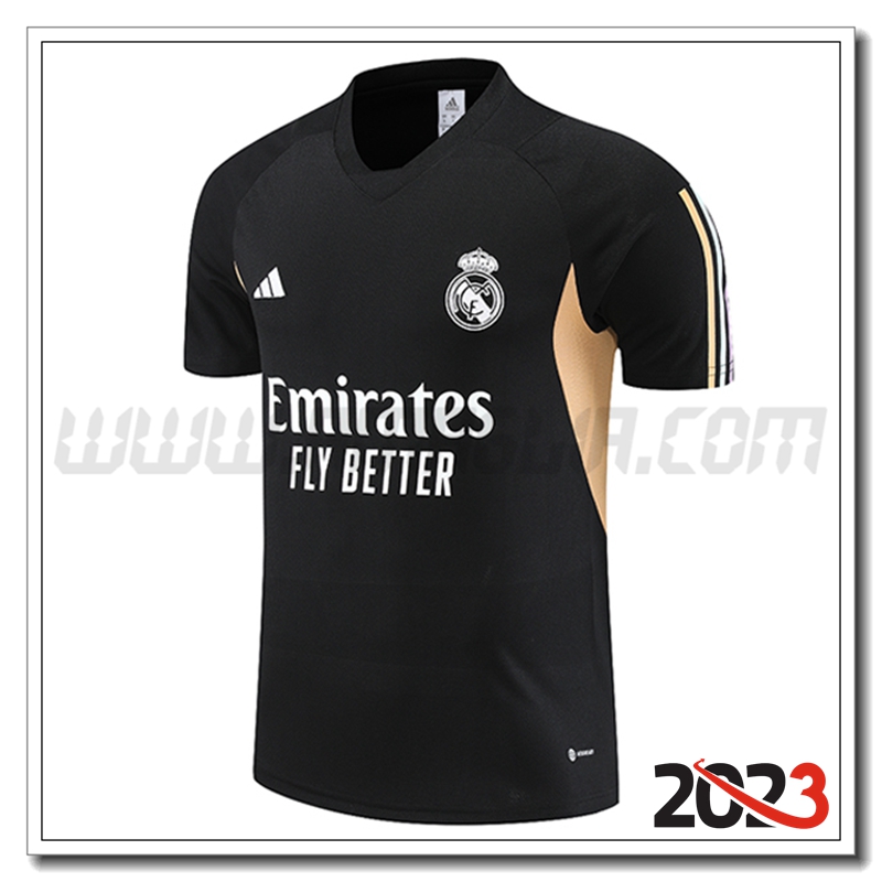 Maglia Allenamento Real Madrid Nero 2023 2024