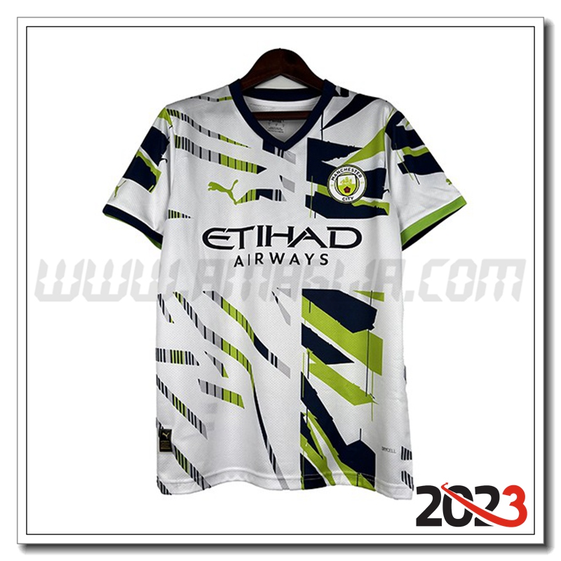 Maglia Allenamento Manchester City Bianco 2023 2024