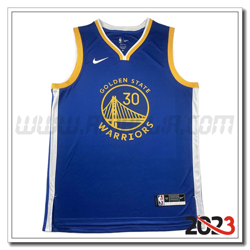 Maglia Golden State Warriors (GURRY #30) 2023/24 Blu
