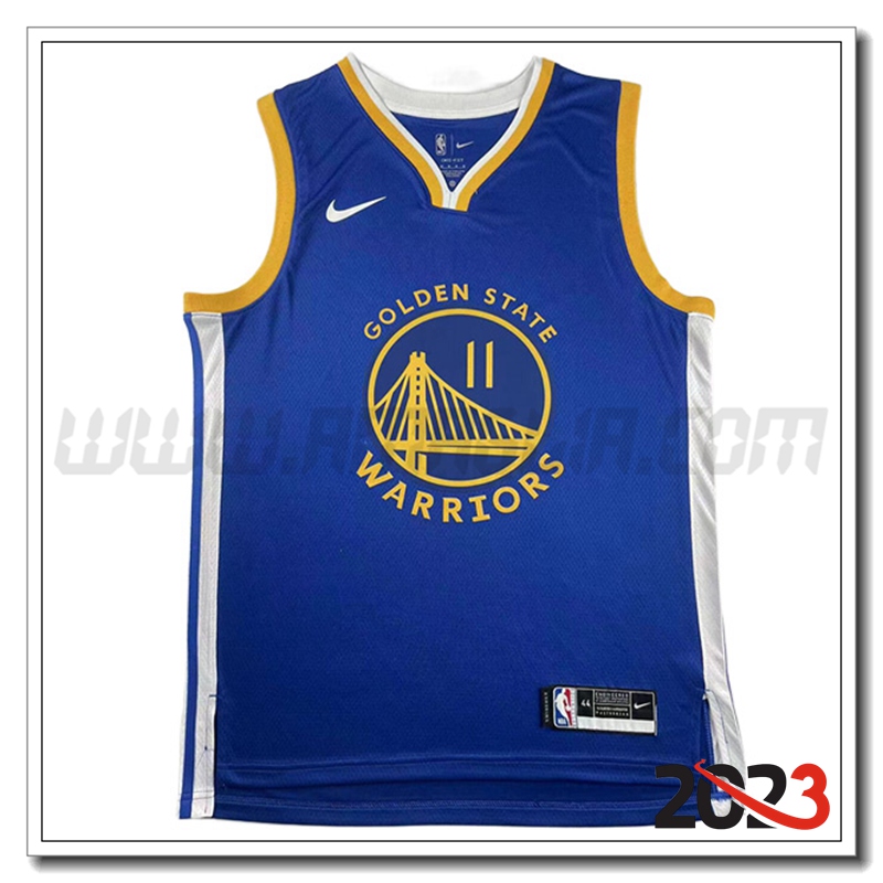 Maglia Golden State Warriors (THOMPSON #11) 2023/24 Blu -02