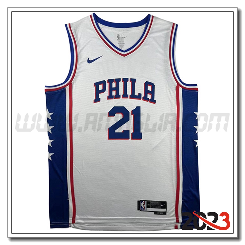 Maglia Philadelphia 76ers (EMRIID #21) 2023/24 Bianco