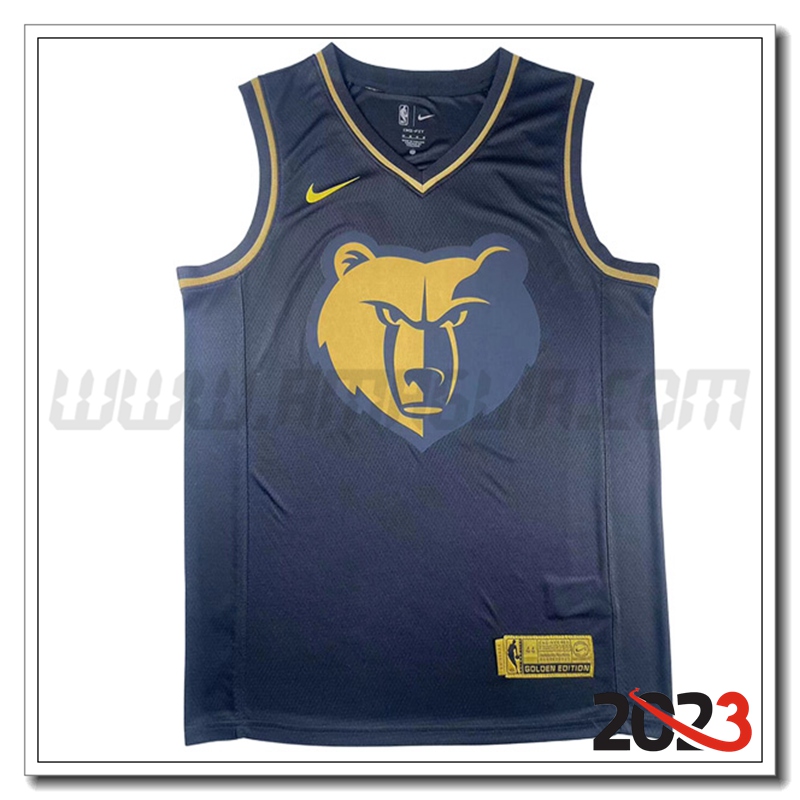 Maglia Memphis Grizzlies (MORANT #12) 2023/24 Nero