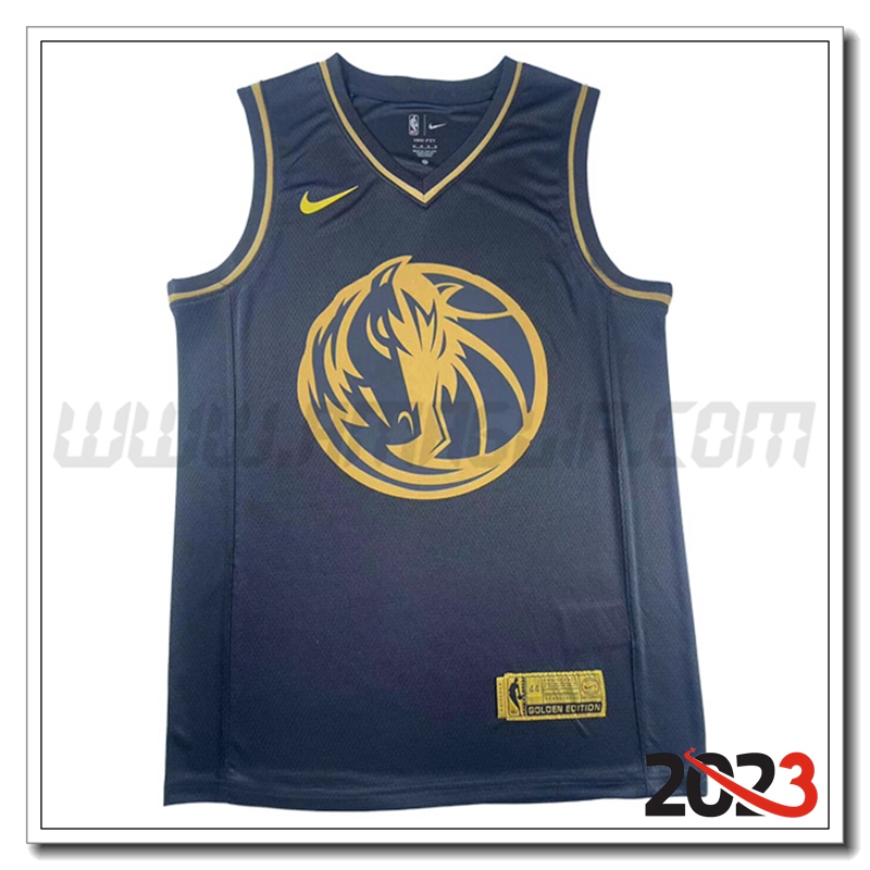 Maglia Dallas Mavericks (DONCIC #77) 2023/24 Nero