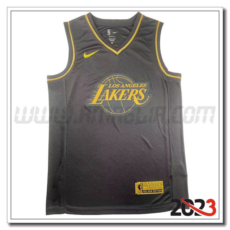 Maglia Los Angeles Lakers (JAMES #23) 2023/24 Nero