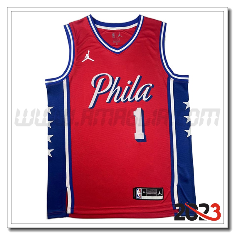 Maglia Philadelphia 76ers (HARDEN #1) 2023/24 Nero