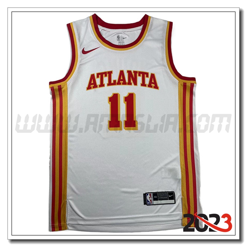 Maglia Atlanta Hawks (YOUNG #11) 2023/24 Bianco