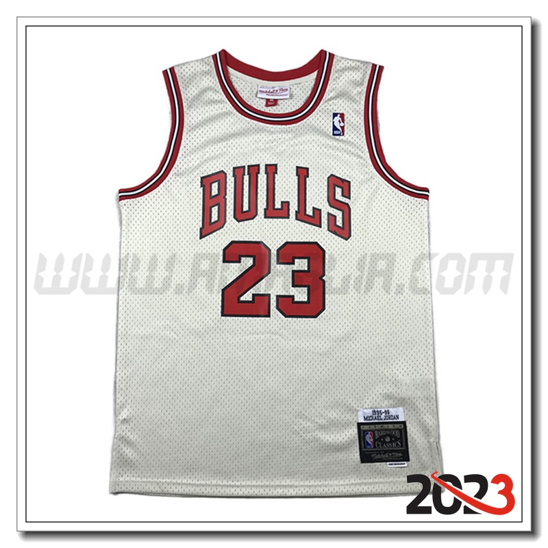 Maglia Chicago Bulls (JORDAN #23) 2023/24 Bianco -03