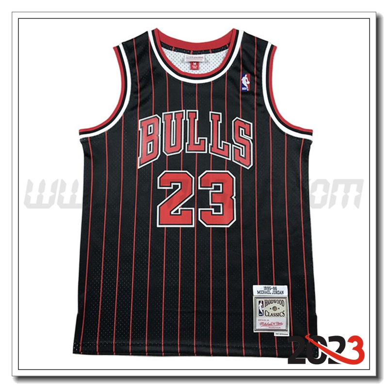 Maglia Chicago Bulls (JORDAN #23) 2023/24 Nero/Rosso