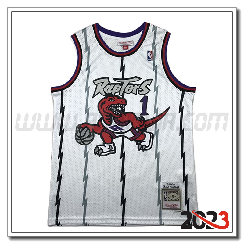 Maglia Toronto Raptors (MCGRADY #1) 2023/24 Bianco