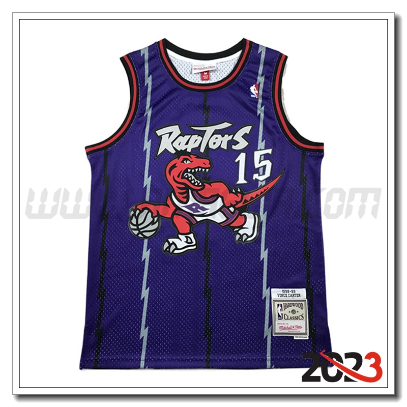 Maglia Toronto Raptors (CARTER #15) 2023/24 viola