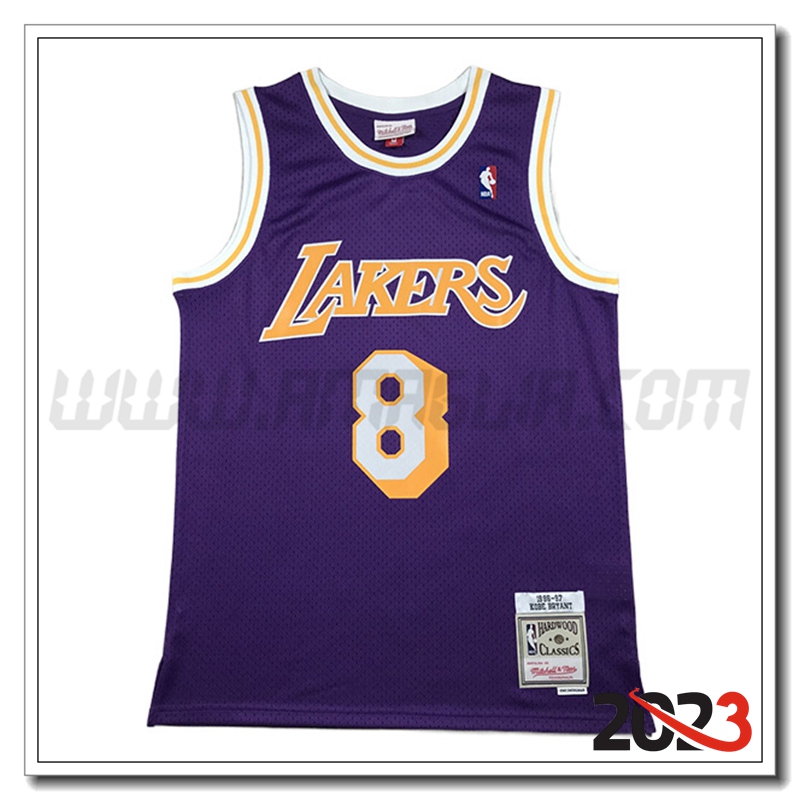 Maglia Los Angeles Lakers (BRYANT #8) 2023/24 viola