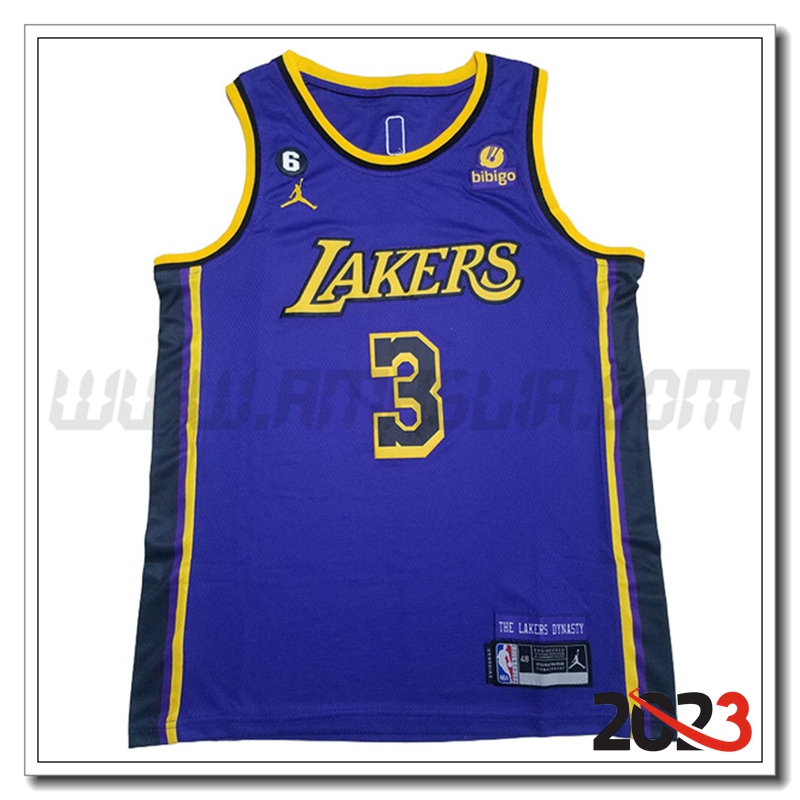 Maglia Los Angeles Lakers (DAVIS #3) 2023/24 Rosso