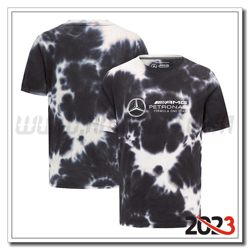 Maglietta F1 Mercedes Benz Team Nero/Bianco 2023