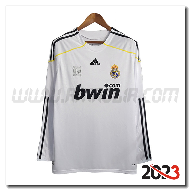 Prima Maglia Retro Real Madrid Manica lunga 2009/2010