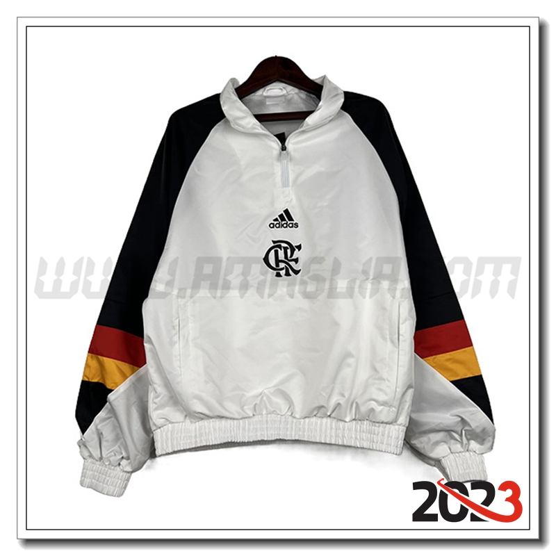 Giacca A Vento Flamengo Bianco 2023 2024