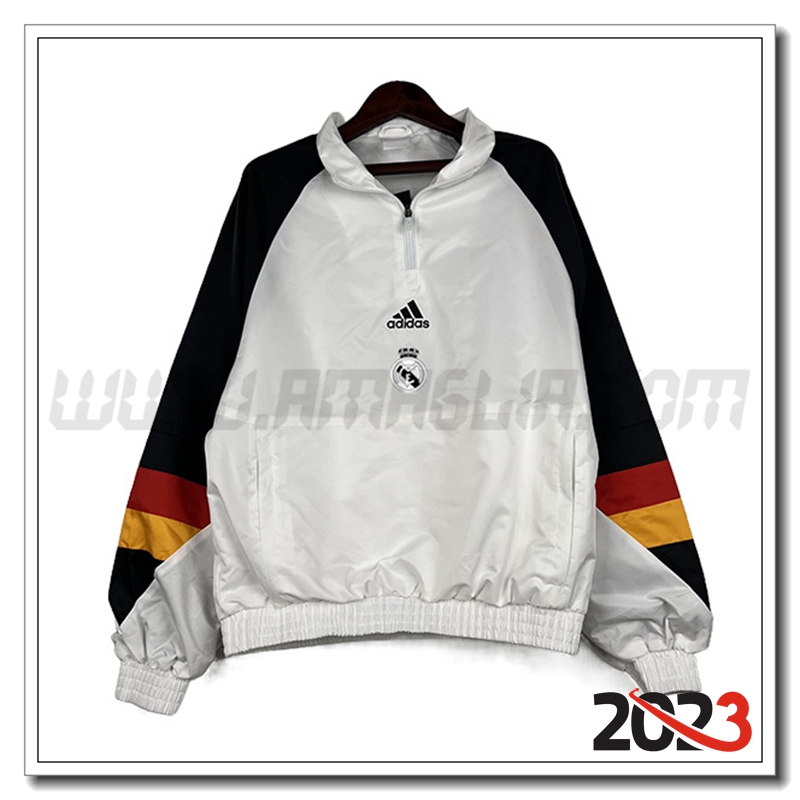 Giacca A Vento Real Madrid Bianco 2023 2024 -04