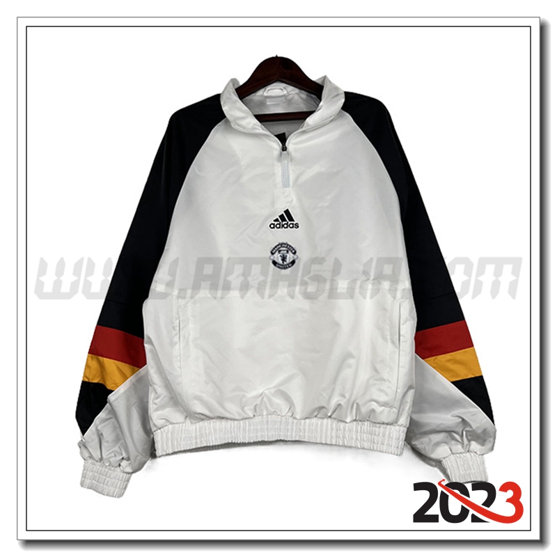 Giacca A Vento Manchester United Bianco 2023 2024