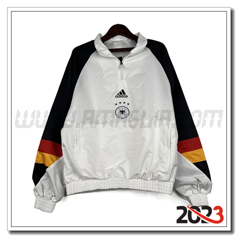 Giacca A Vento Germania Bianco 2023 2024 -02