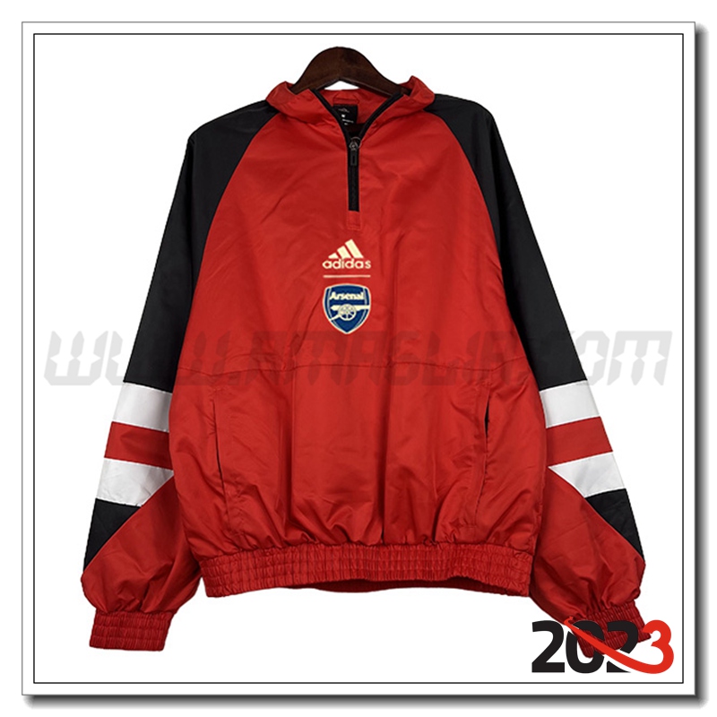 Giacca A Vento Arsenal Rosso 2023 2024