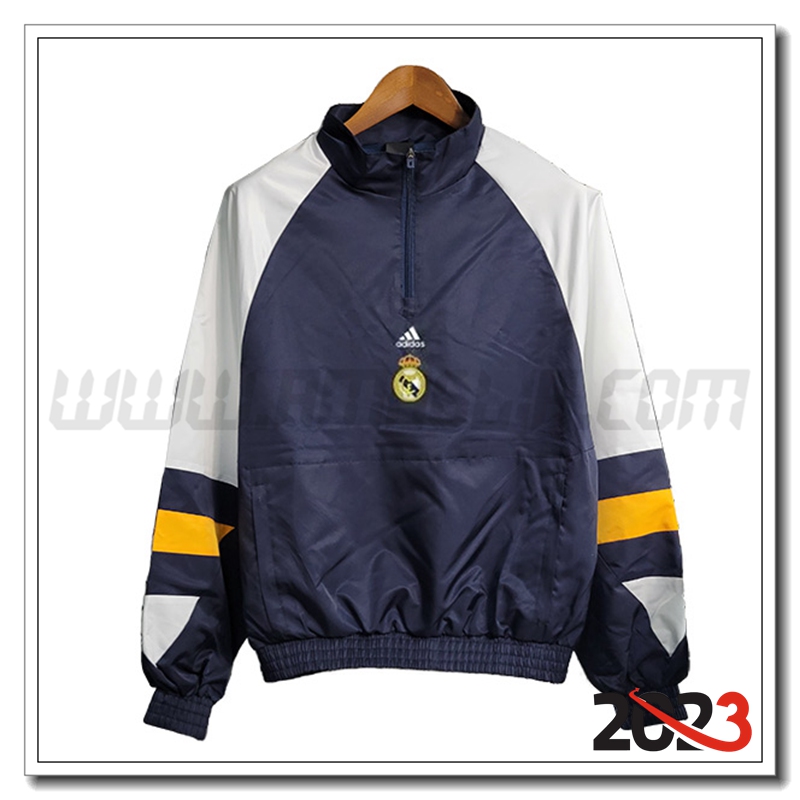 Giacca A Vento Real Madrid blu navy 2023 2024 -02