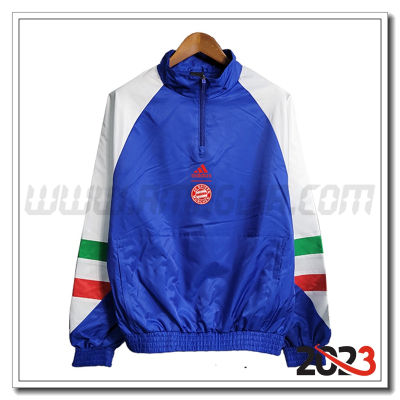 Giacca A Vento Bayern Monaco Blu 2023 2024 -02