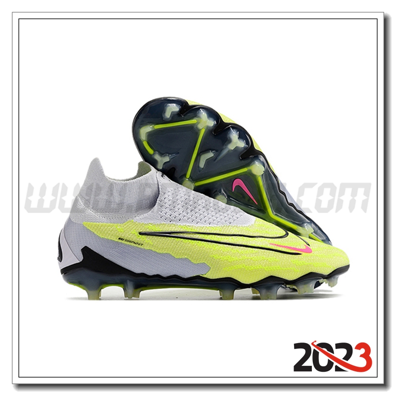 Nike Scarpe Da Calcio Phantom GX Elite DF Link FG Verde/Grigio