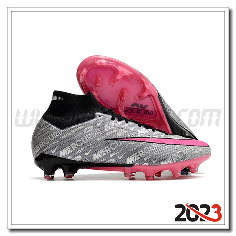 Nike Scarpe Da Calcio Air Zoom Mercurial Superfly IX Elite FG Grigio