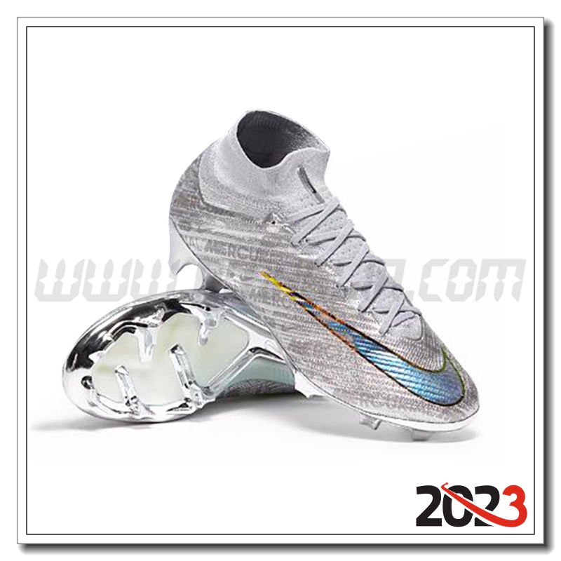 Nike Scarpe Da Calcio Air Zoom Mercurial Superfly IX Elite XXV SE FG Argent