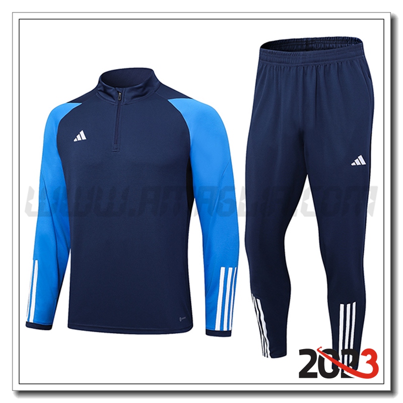 Tuta Allenamento Adidas blu navy 2023 2024