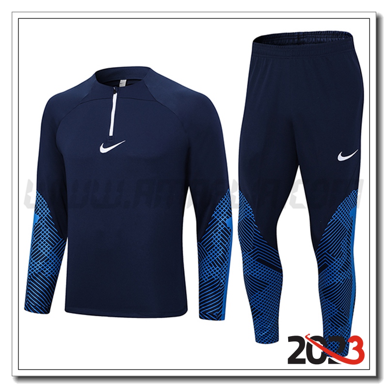 Tuta Allenamento Nike blu navy 2023 2024 -02
