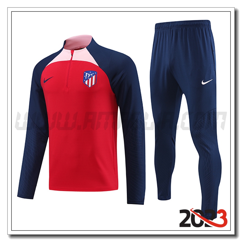 Tuta Allenamento Atletico Madrid Rosso 2023 2024 -02