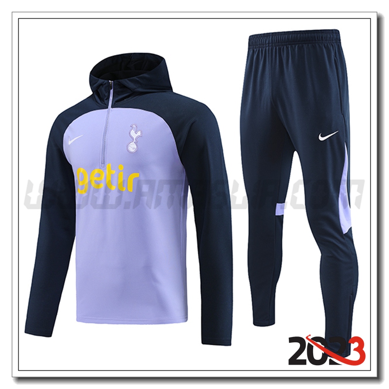 Tuta Giacca Con Cappuccio Tottenham Hotspur viola 2023 2024