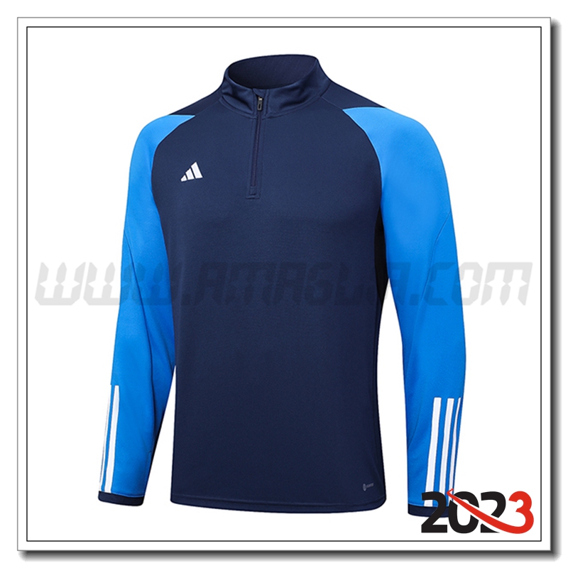 Felpa Allenamento Adidas blu navy 2023 2024
